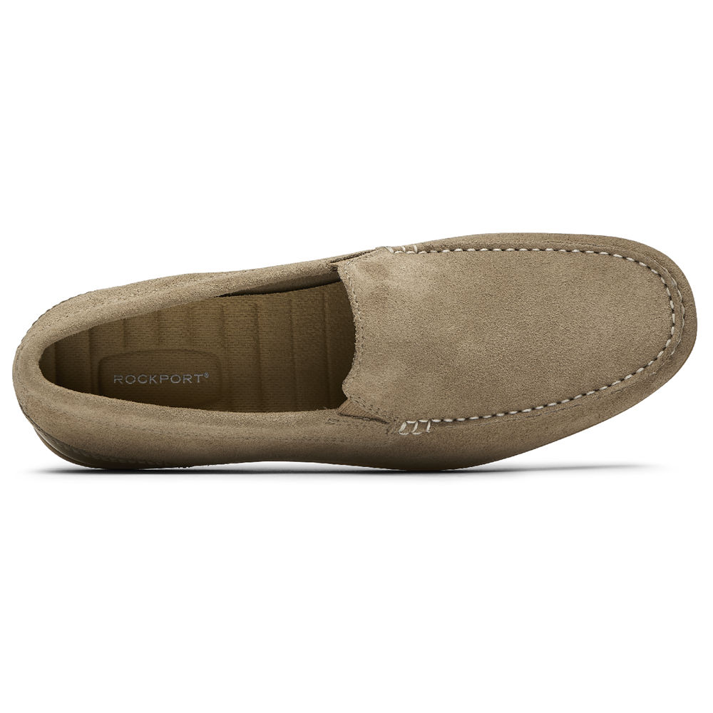 Rockport Slip-Ons Herre Olivengrønne - Malcom Venetian - JQBI35906
